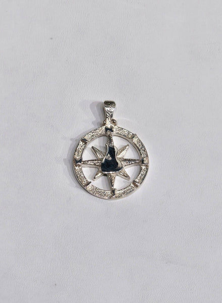 Block Island Compass Pendant