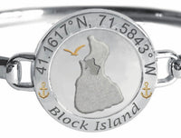 Block Island Coordinates Bracelet